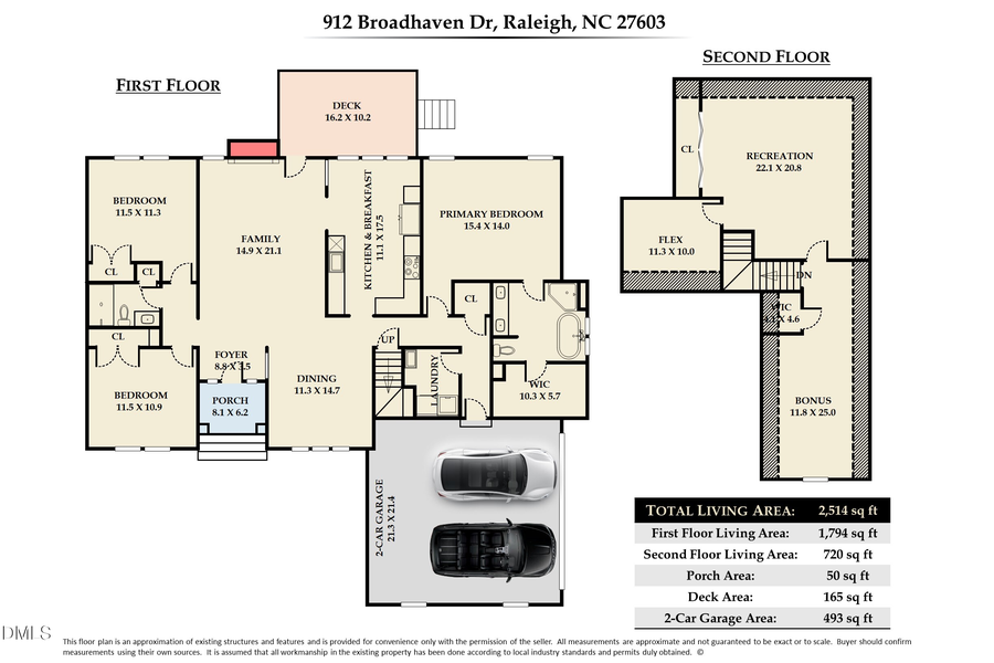 912 Broadhaven Drive, Raleigh, NC 27603 - Image #2