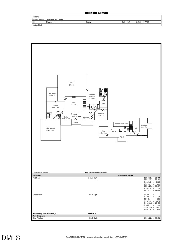 1005 Berwyn Way, Raleigh, NC 27615 - #2