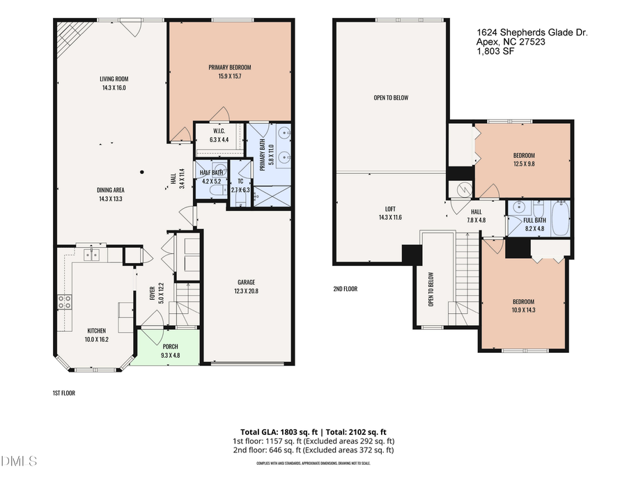 1624 Shepherds Glade Drive, Apex, NC 27523 - Image #2