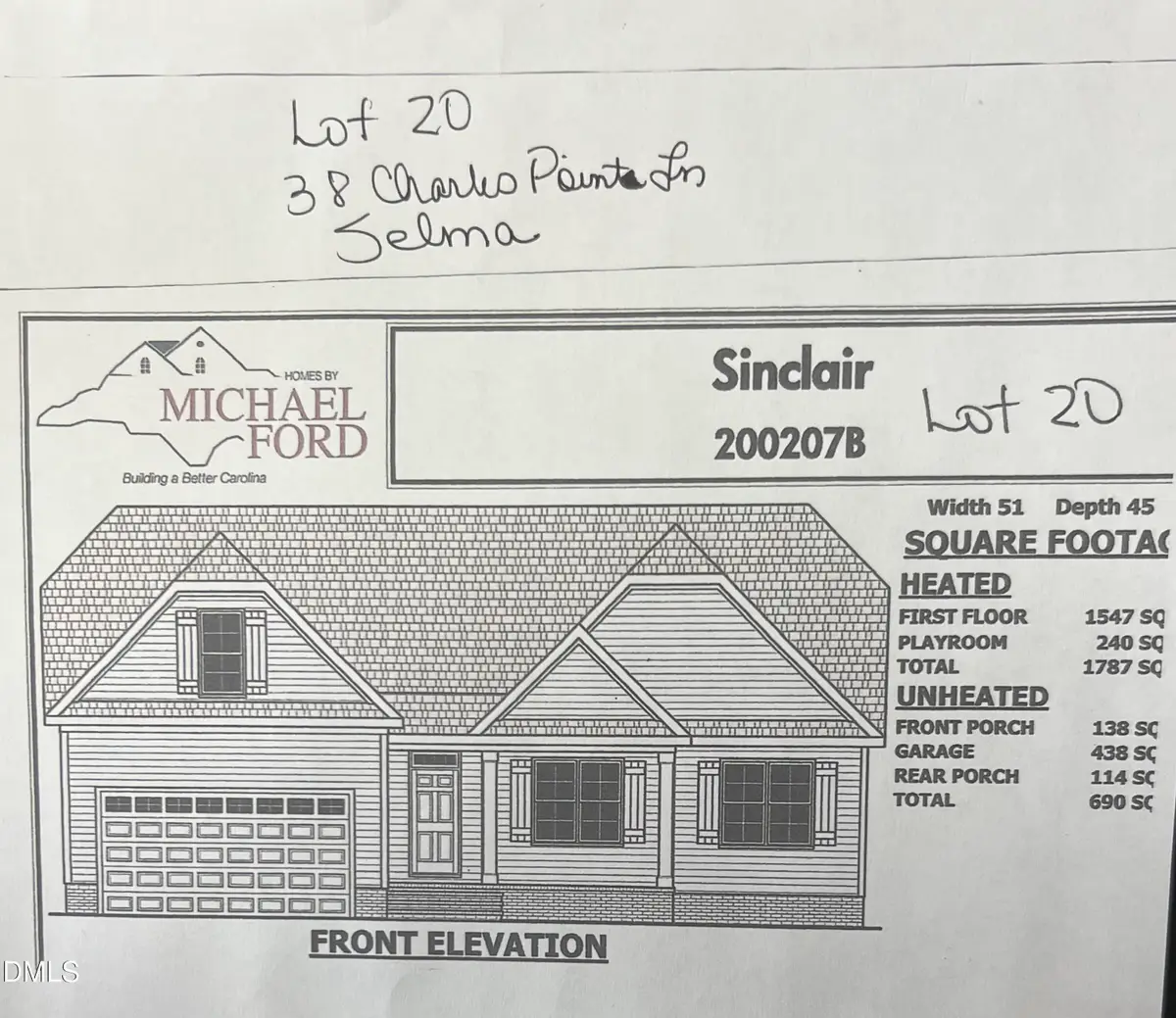 38 Charles Point Lane, Selma, NC 27576 - Image #1