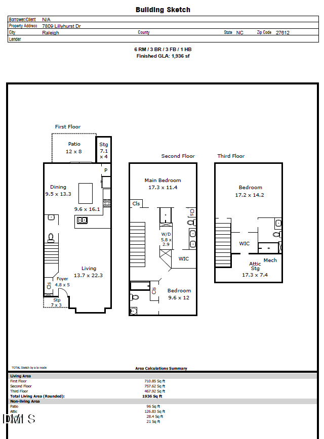 7809 Lillyhurst Drive, Raleigh, NC 27612 - #2