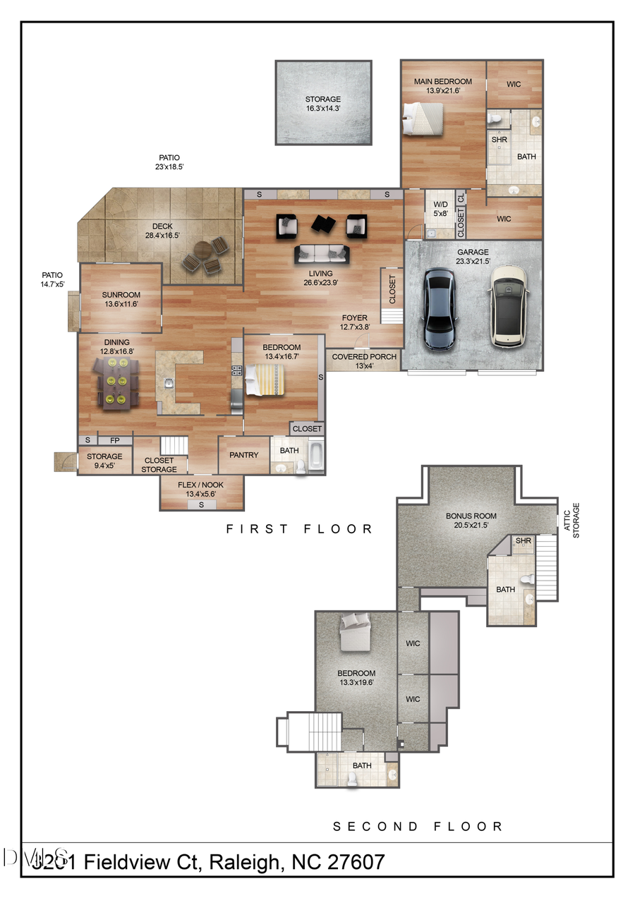 3201 Fieldview Court, Raleigh, NC 27607 - Image #2