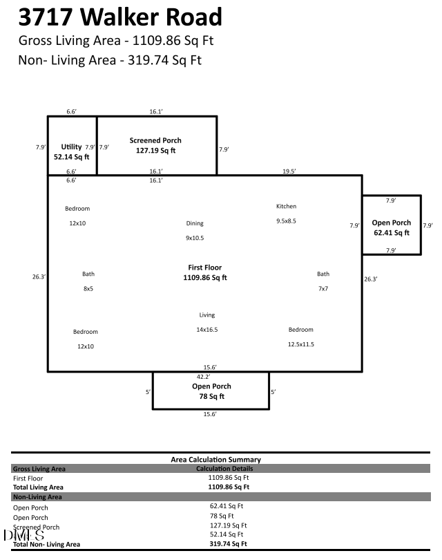 3717 Walker Road, Hillsborough, NC 27278 - #2