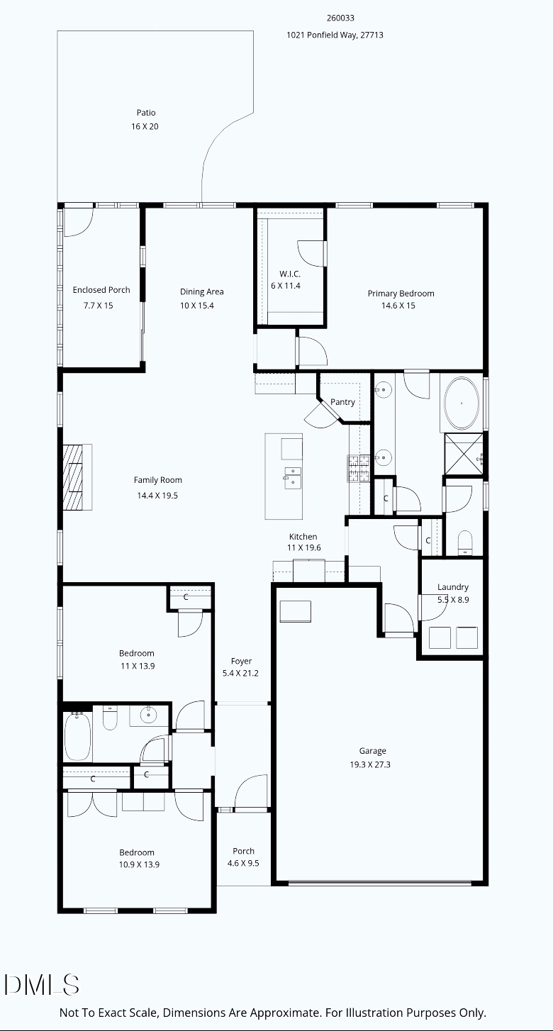 1021 Pondfield Way, Durham, NC 27713 - Image #2