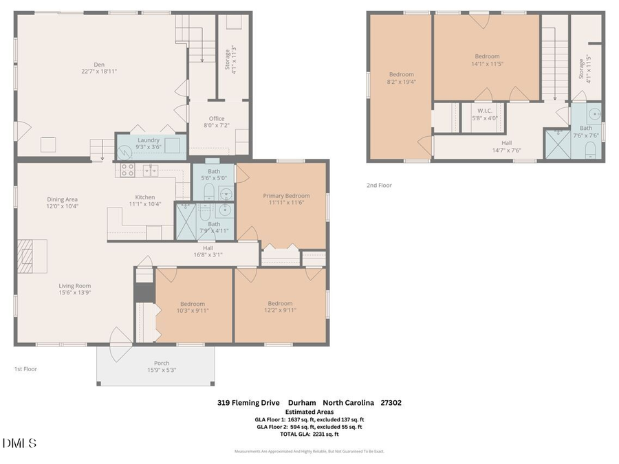 319 Fleming Drive, Durham, NC 27712 - #2