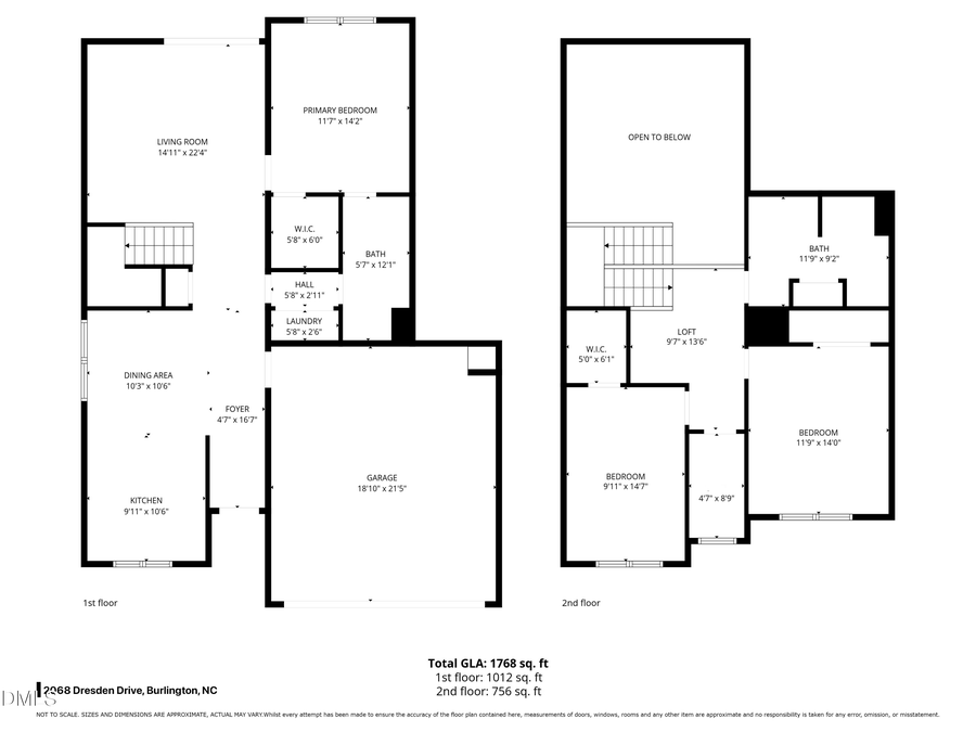 2068 Dresden Drive, Burlington, NC 27217 - #2