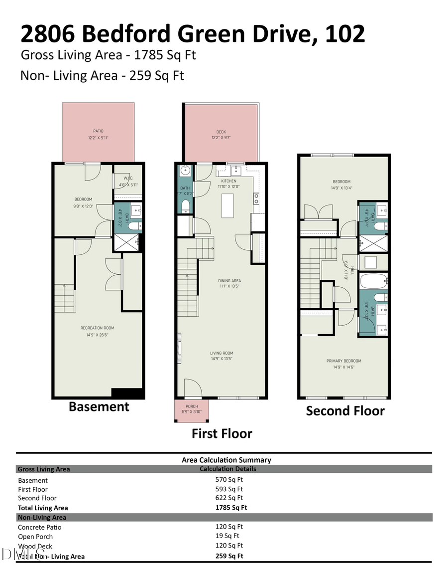 2806 Bedford Green Drive #102, Raleigh, NC 27604 - #2