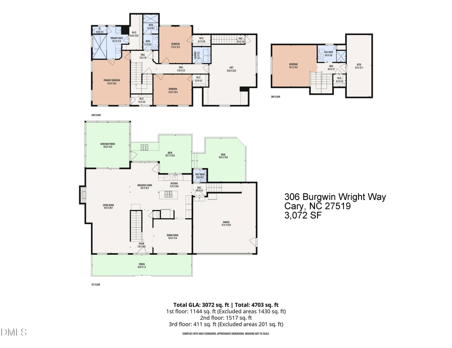 306 Burgwin Wright Way, Cary, NC 27519 - #2