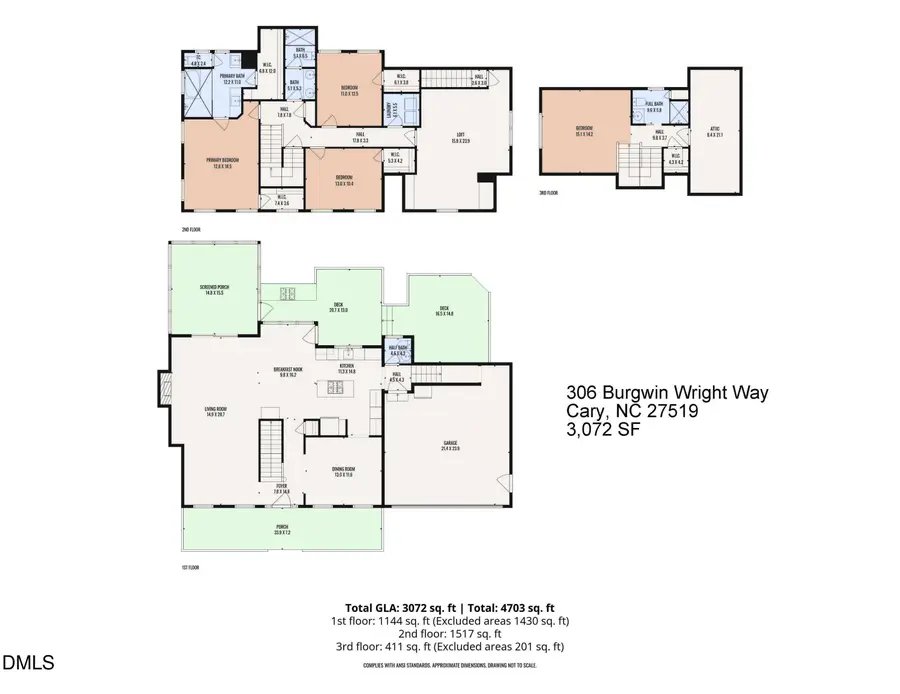 306 Burgwin Wright Way, Cary, NC 27519 - #3