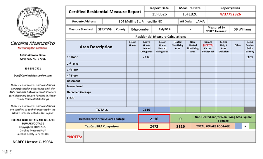 304 Mullins Street, Princeville, NC 27886 - #2