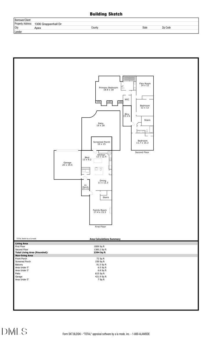 1306 Grappenhall Drive, Apex, NC 27502 - #2