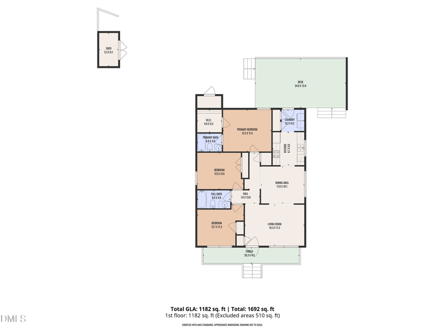 512 Ellis Court, Raleigh, NC 27603 - #2