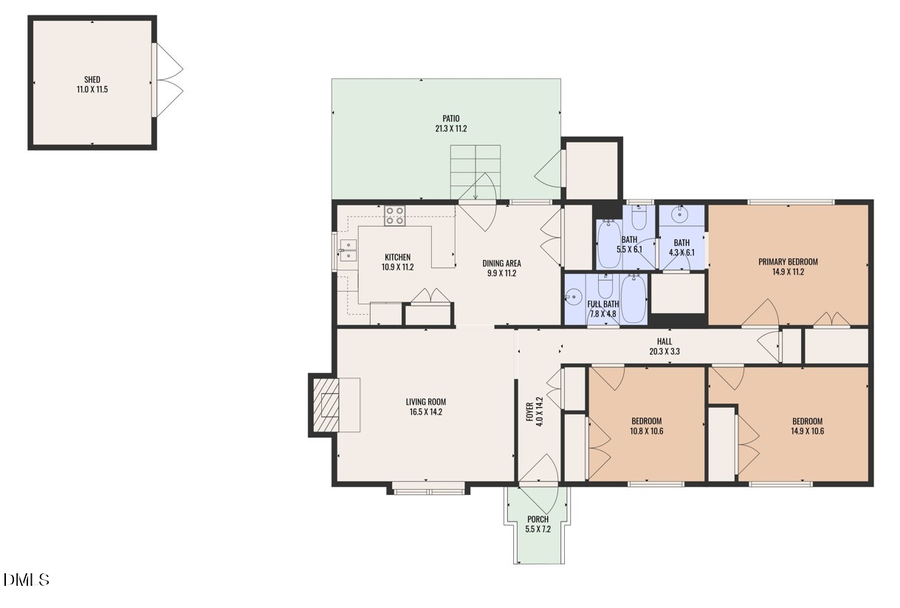 2605 Valley Woods Court, Raleigh, NC 27613 - #2