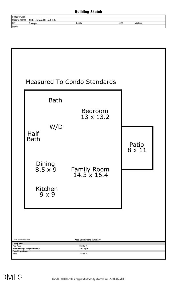 1300 Durlain Drive #105, Raleigh, NC 27614 - #2