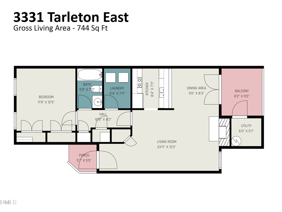 3331 Tarleton E # 08, Durham, NC 27713 - #2
