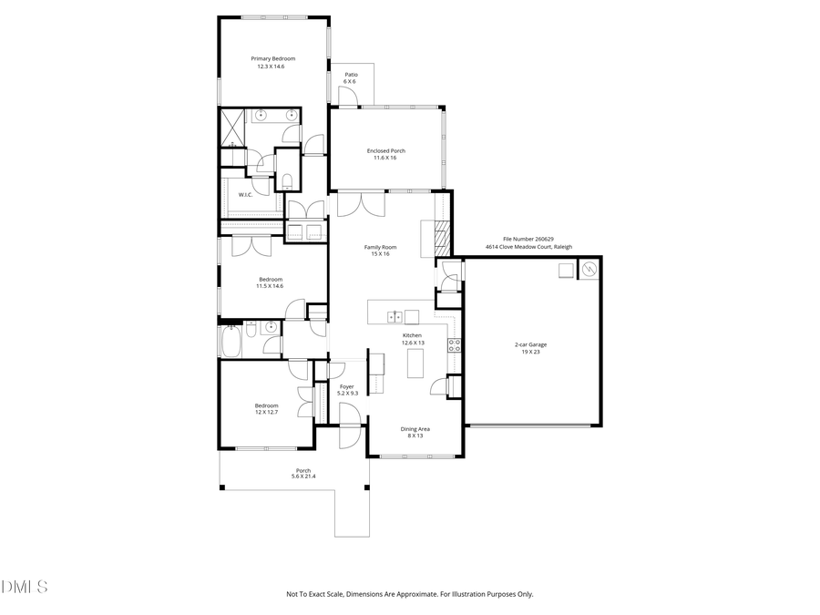 4614 Clove Meadow Court, Raleigh, NC 27604 - #2