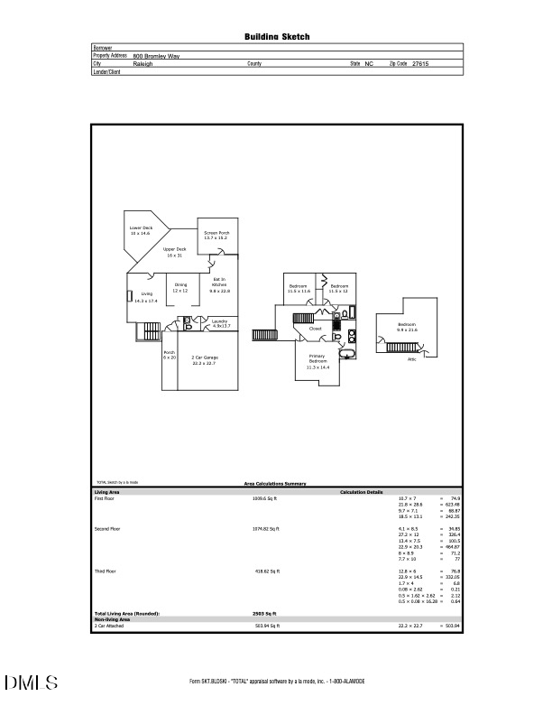 800 Bromley Way, Raleigh, NC 27615 - #2