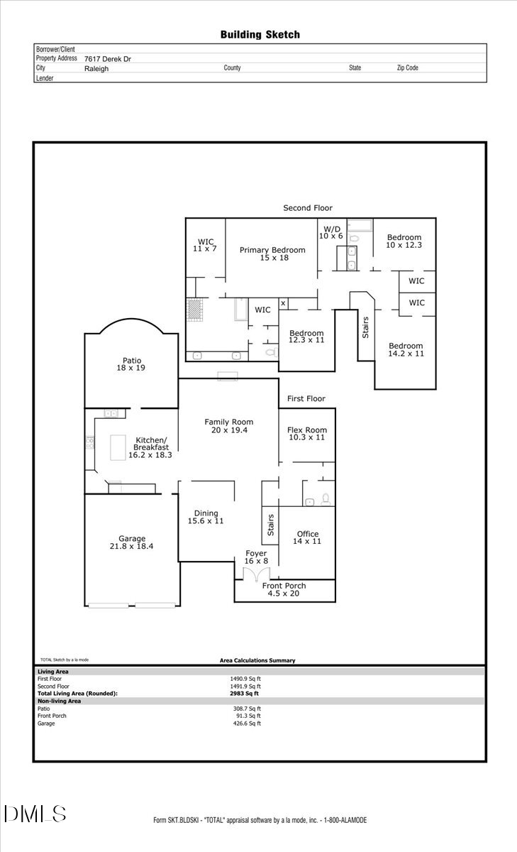 7617 Derek Drive, Raleigh, NC 27613 - #2