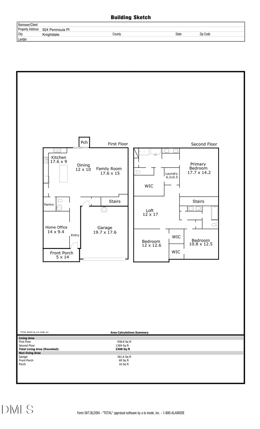 924 Peninsula Place, Knightdale, NC 27545 - #2
