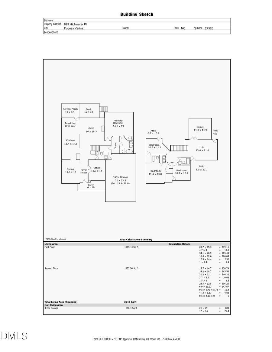 829 Highwater Place, Fuquay Varina, NC 27526 - #2