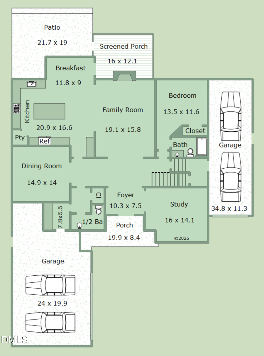 412 Brierley Drive, Apex, NC 27523 - #2