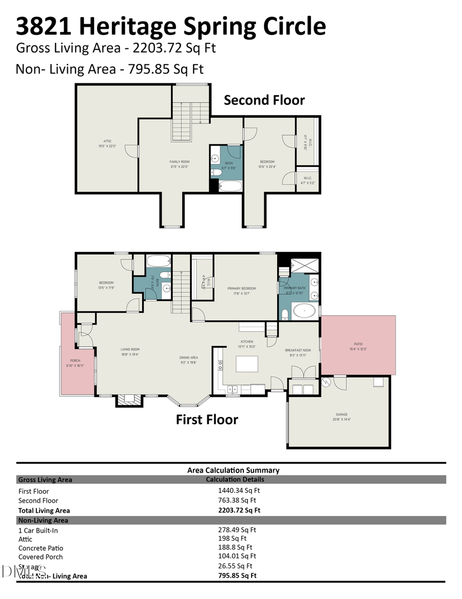 3821 Heritage Spring Circle, Wake Forest, NC 27587 - #2