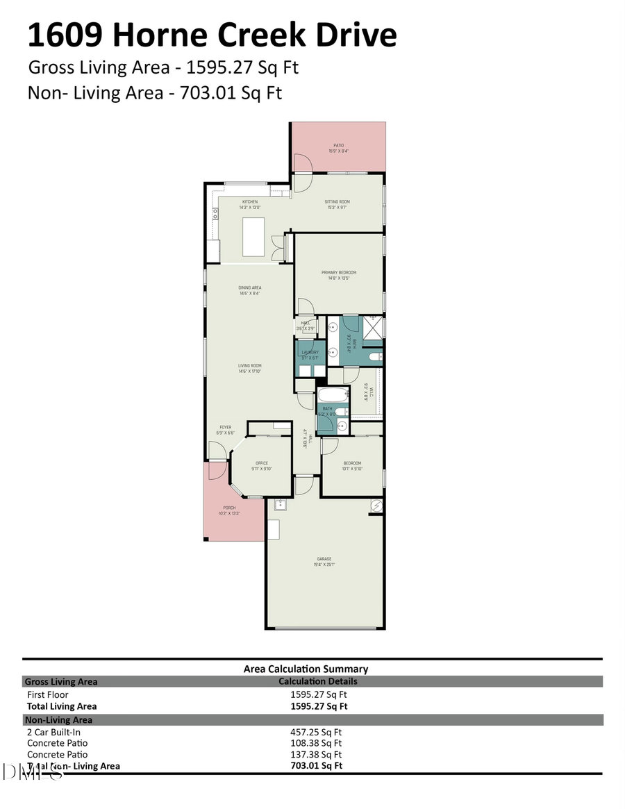 1609 Horne Creek Drive, Durham, NC 27703 - #2
