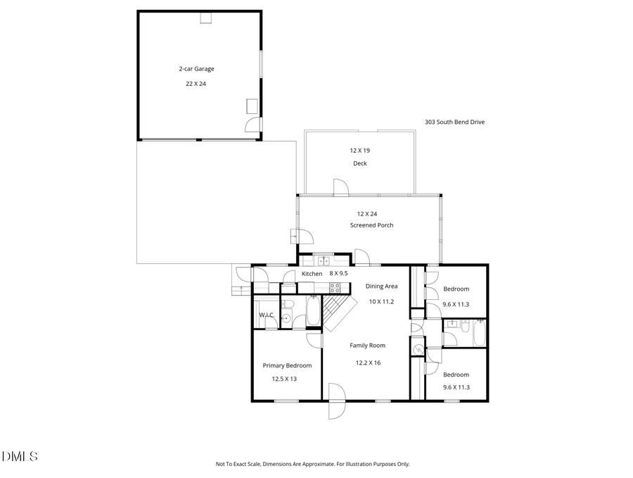 303 S Bend Drive, Knightdale, NC 27545 - #2