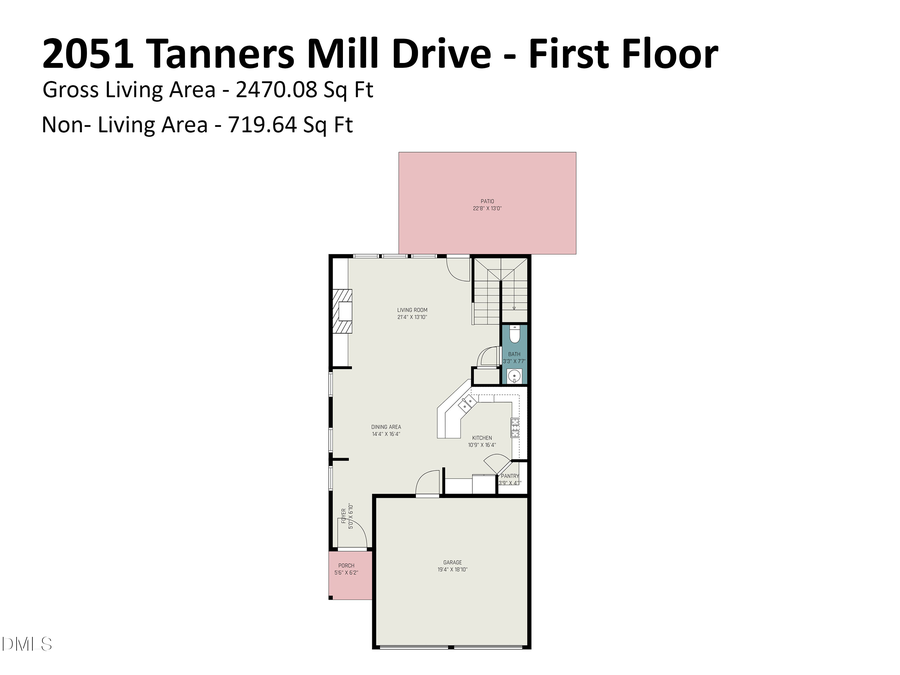2051 Tanners Mill Drive, Durham, NC 27703 - #2