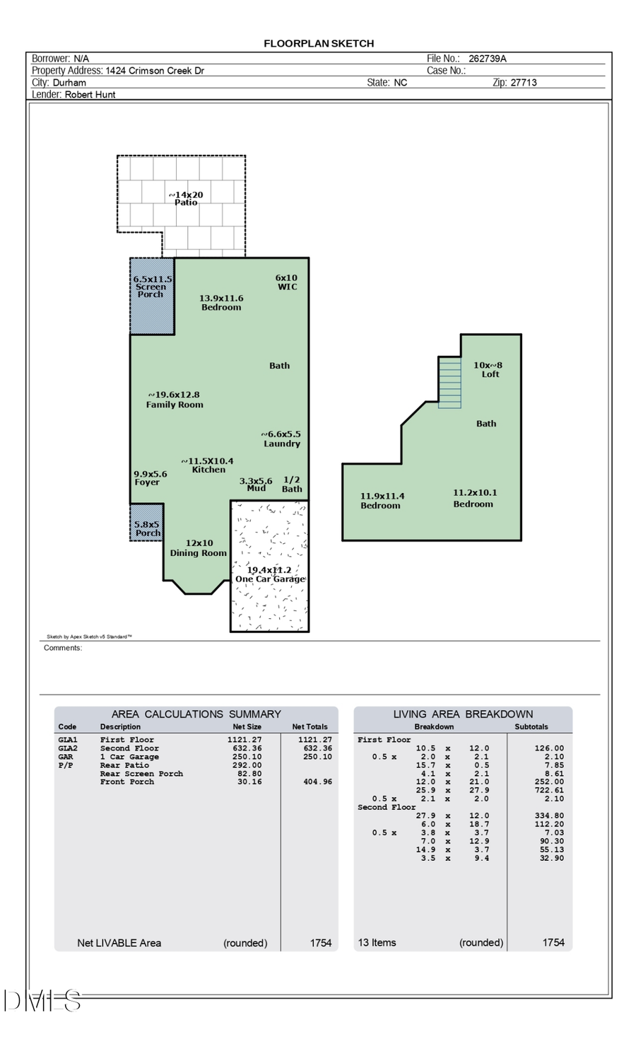 1424 Crimson Creek Drive, Durham, NC 27713 - #2