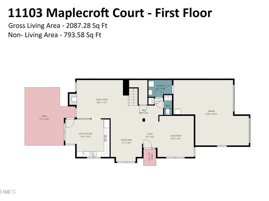 11103 Maplecroft Court, Raleigh, NC 27617 - #2