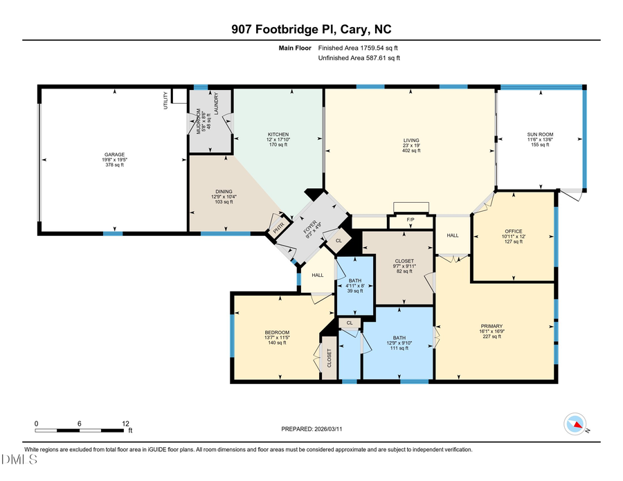 907 Footbridge Place, Cary, NC 27519 - #2