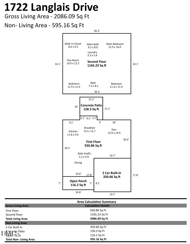 1722 Langlais Drive, Graham, NC 27253 - #2