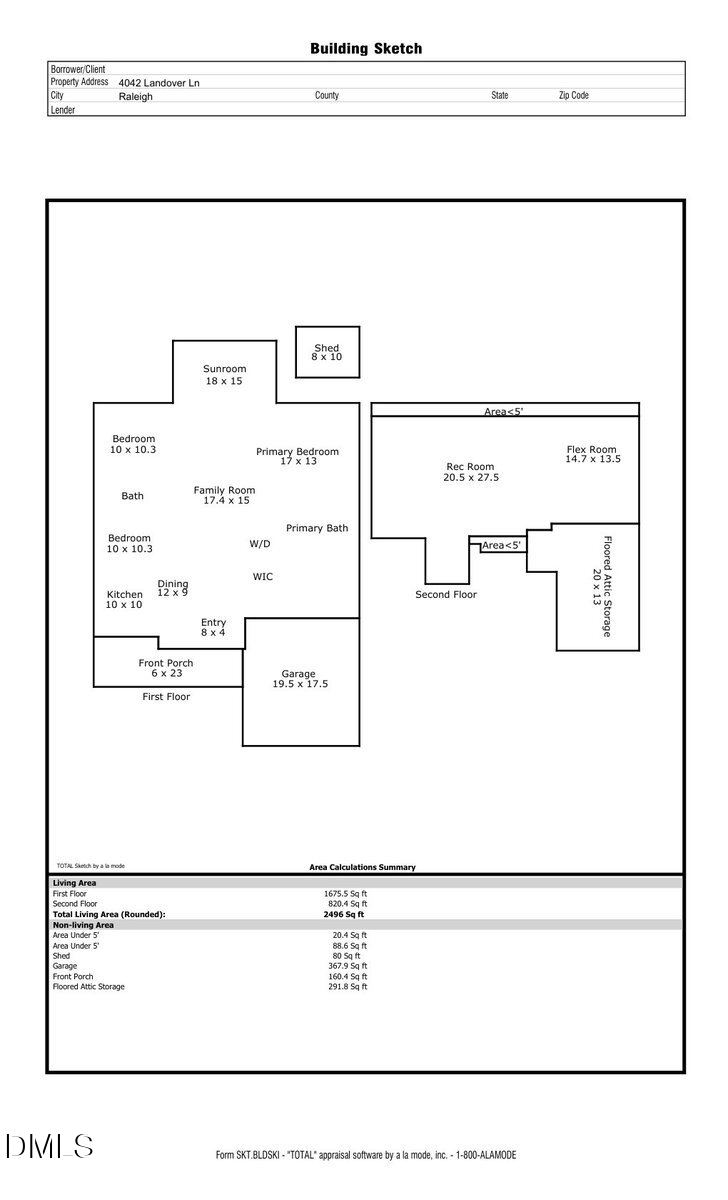 4042 Landover Lane, Raleigh, NC 27616 - #2