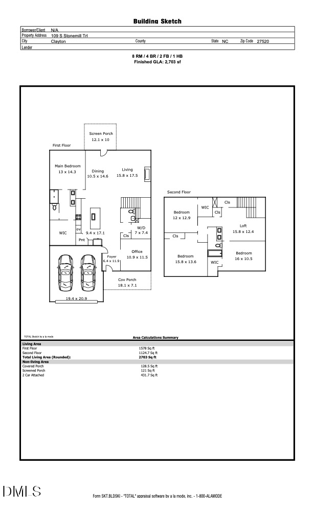 109 S Stonemill Trail, Clayton, NC 27520 - #2