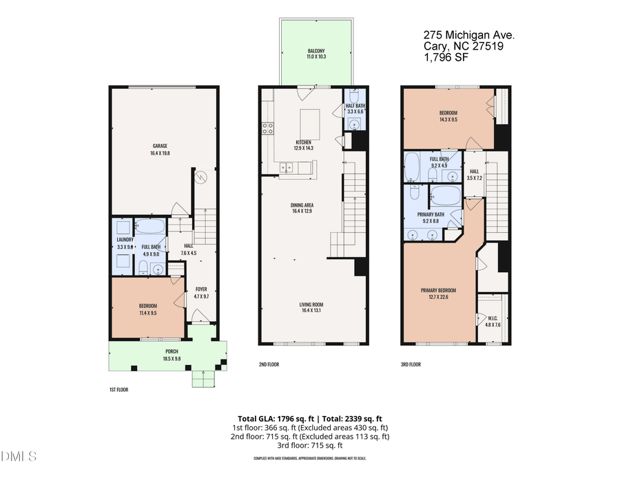 275 Michigan Avenue, Cary, NC 27519 - #2