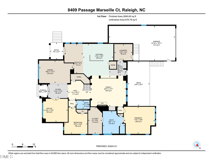 8409 Passage Marseille Court, Raleigh, NC 27615 - #2
