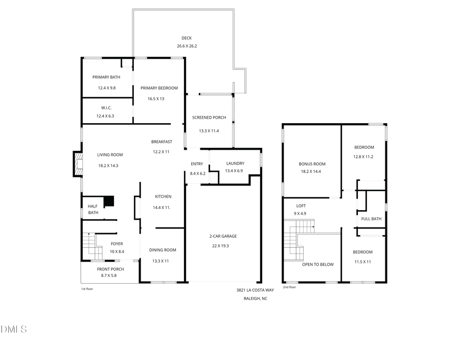 3821 La Costa Way, Raleigh, NC 27610 - #2