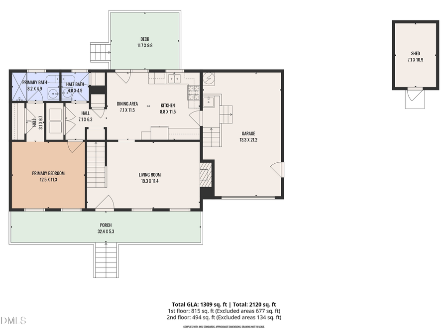 105 Hollowed Court, Holly Springs, NC 27540 - #2