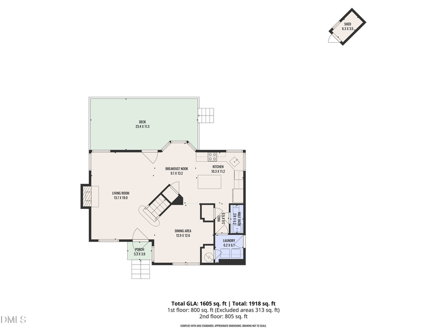 7417 New Hampshire Court, Raleigh, NC 27615 - #2