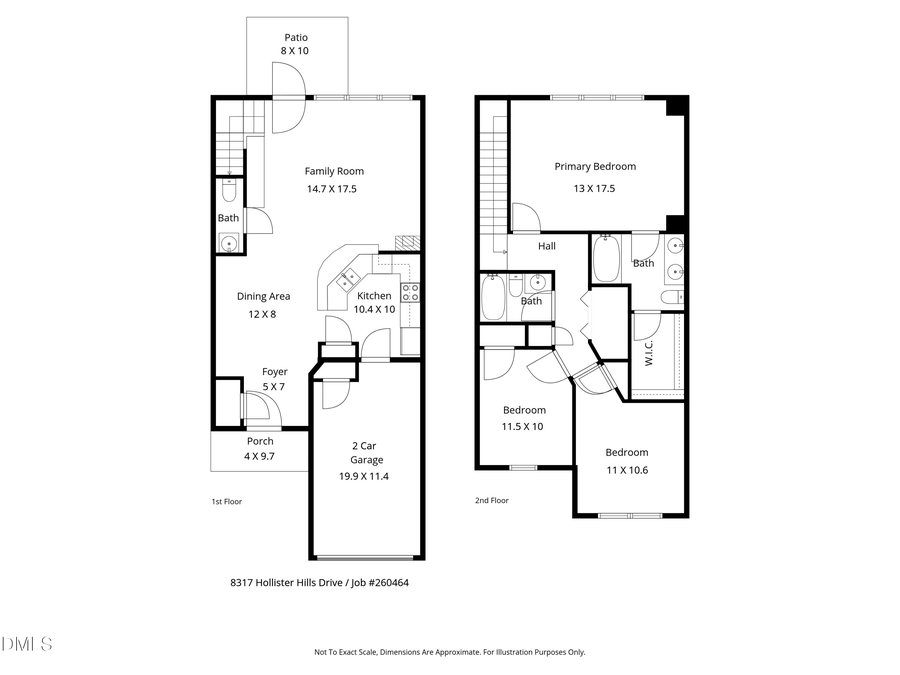 8317 Hollister Hills Drive, Raleigh, NC 27616 - #2