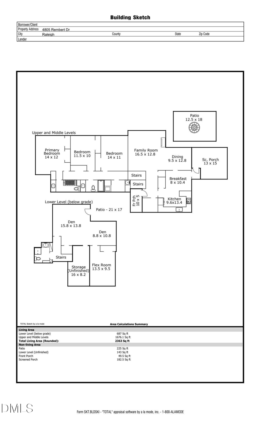 4805 Rembert Drive, Raleigh, NC 27612 - #2