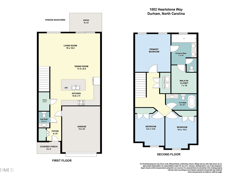 1002 Heartstone Way, Durham, NC 27713 - #2