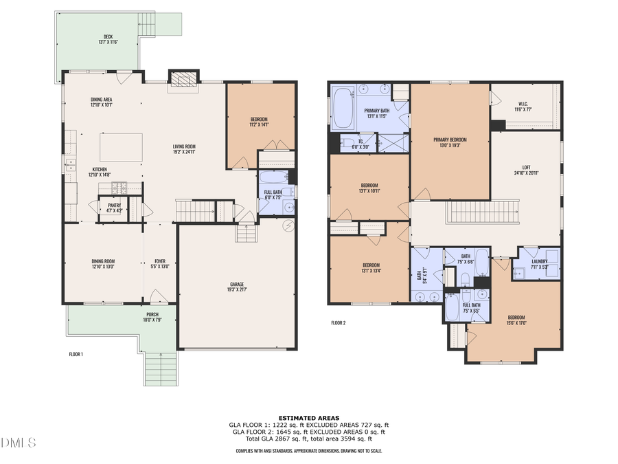 4252 Rockdell Hall Street, Raleigh, NC 27616 - #2