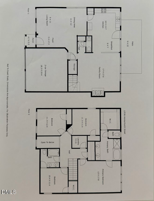 12536 Honeychurch Street, Raleigh, NC 27614 - #2