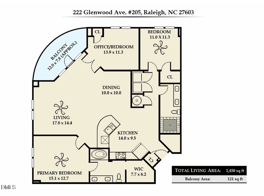 222 Glenwood Avenue #205, Raleigh, NC 27603 - #2