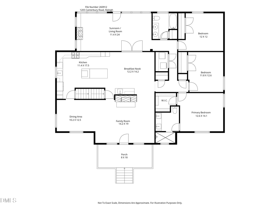 1205 Canterbury Road, Raleigh, NC 27608 - #2