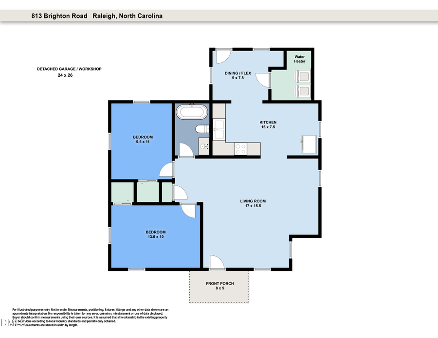 813 Brighton Road, Raleigh, NC 27610 - #2