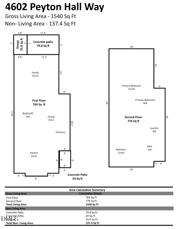 4602 Peyton Hall Way, Raleigh, NC 27604 - #2