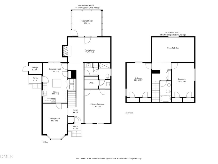 1416 Morningsdale Drive, Raleigh, NC 27609 - #2